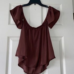 off the shoulder top